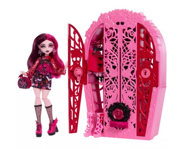 MONSTER HIGH SKULLTIMATE SECRETS GARDEN MYSTERIES PLAYSET, DRACULAURA FASHION DOLL - Toyworld Frankston