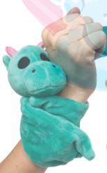 LOVE'EMS GREEN DRAGON SNAP PLUSH BAND - Toyworld Frankston