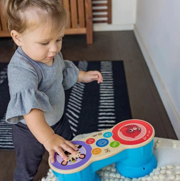 BABY EINSTEIN HAPE UPBEAT TUNES MAGIC TOUCH DRUM - Toyworld Frankston