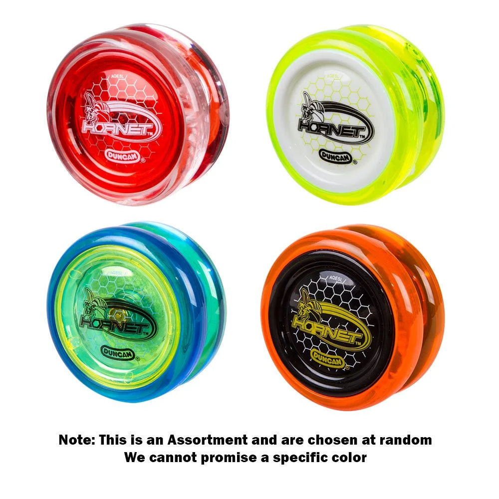 DUNCAN YO YO INTERMEDIATE HORNET PRO LOOPING YO YO ASSORTED COLOURS - Toyworld Frankston