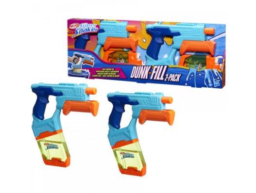 NERF SUPER SOAKER DUNK FILL 2 PACK - Toyworld Frankston