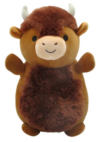 SQUISHMALLOWS - 10 INCH HUGMEES - DUNKIE BISON - Toyworld Frankston