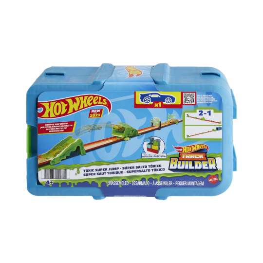HOT WHEELS TRACK BUILDER - TOXIC SUPER JUMP - Toyworld Frankston