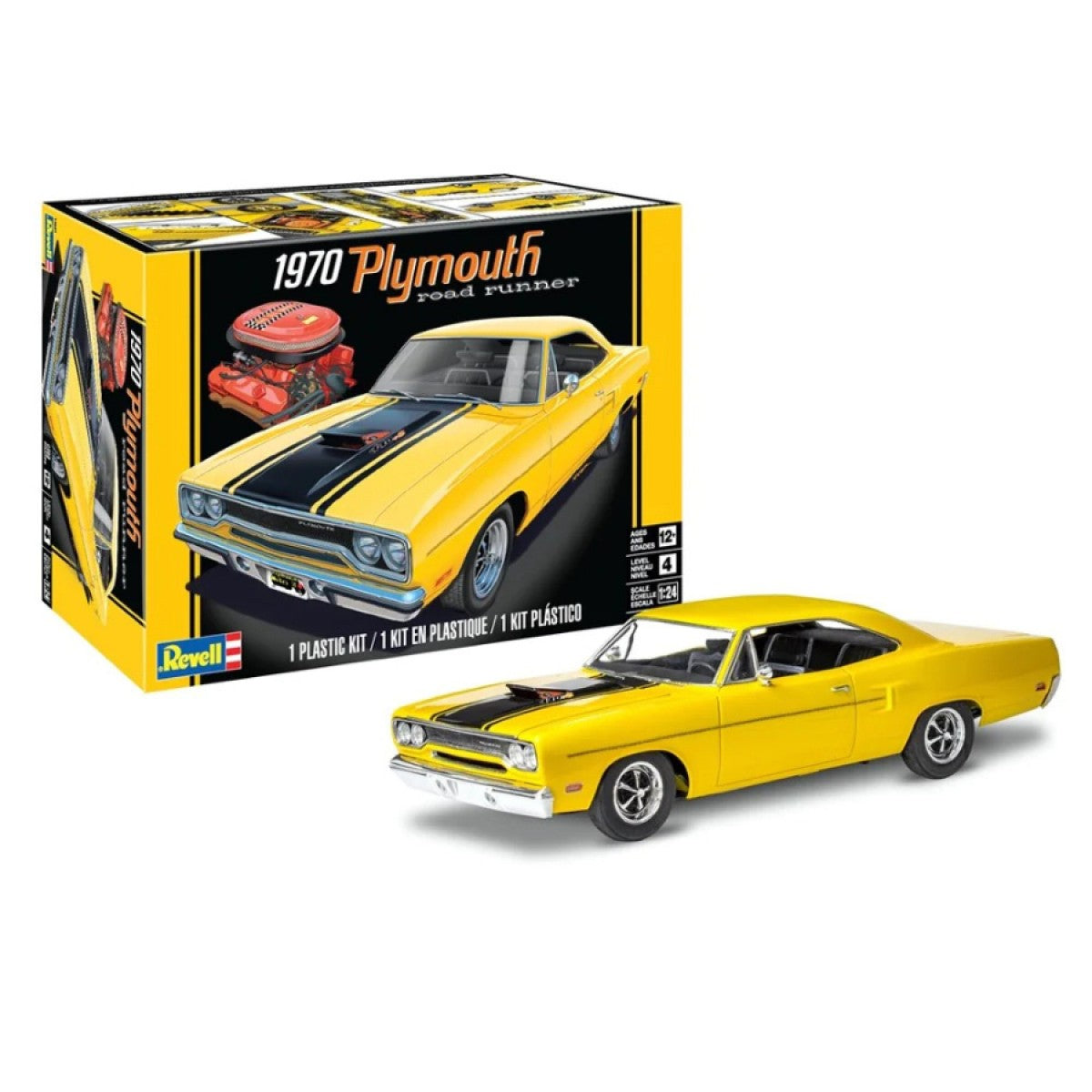 REVELL 1970 PLYMOUTH ROAD RUNNER 1:24