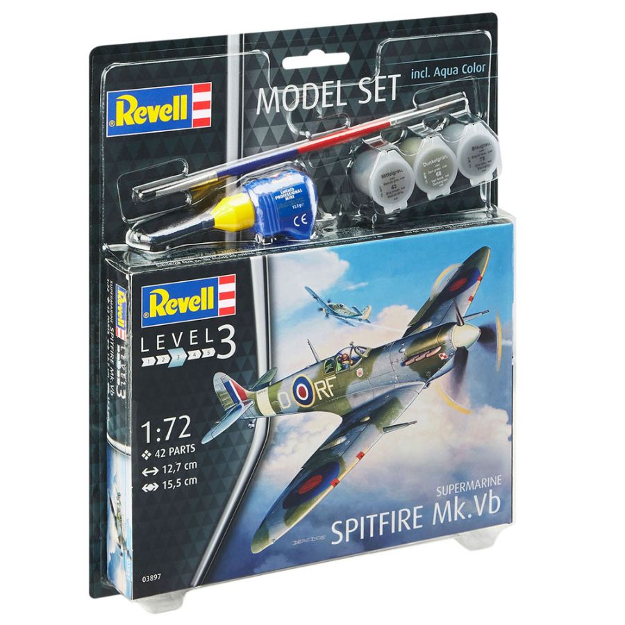 REVELL STARTER KIT 1/72 SPITFIRE MK. VB