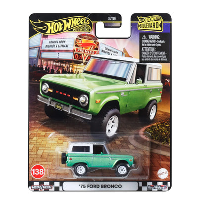 HOT WHEELS PREMIUM BOULEVARD #138 - '75 FORD BRONCO