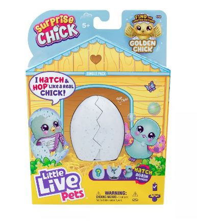 LITTLE LIVE PETS SURPRISE CHIC S4 SINGLE PACK BLUE - Toyworld Frankston