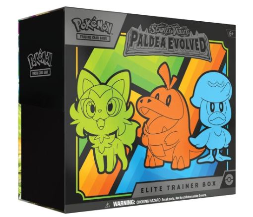 POKEMON TCG SCARLET AND VIOLET 2 PALDEA EVOLVED - ELITE TRAINER BOX - Toyworld Frankston