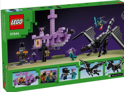 LEGO 21264 MINECRAFT - THE ENDER DRAGON AND THE END SHIP - Toyworld Frankston