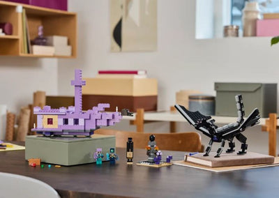 LEGO 21264 MINECRAFT - THE ENDER DRAGON AND THE END SHIP - Toyworld Frankston