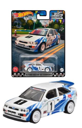 HOT WHEELS BOULEVARD 71 - '93 FORD ESCORT RS COSWORTH - Toyworld Frankston