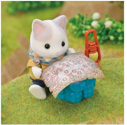 SYLVANIAN FAMILIES - EXCITING EXPLORATION SET - LATTE CAT BROTHER AND BABY - Toyworld Frankston