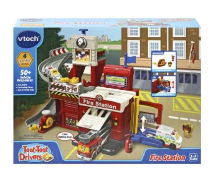 VTECH TOOT-TOOT DRIVERS FIRE STATION - Toyworld Frankston