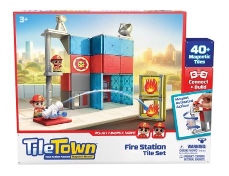 TILETOWN - FIRE STATION TILE SET - Toyworld Frankston
