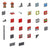 TILETOWN - FIRE STATION TILE SET