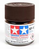TAMIYA ACRYLIC PAINT MINI XF-10 FLAT BROWN - Toyworld Frankston