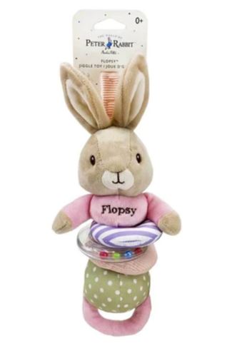 PETER RABBIT - FLOPSY JIGGLE PRAM TOY - Toyworld Frankston