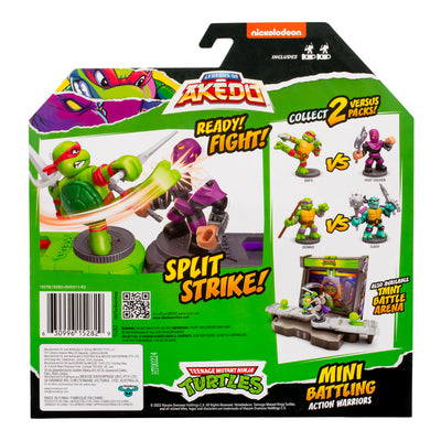 AKEDO TEENAGE MUTANT NINJA TURTLES VERSUS PACK - RAPH VS FOOT SOLDIER