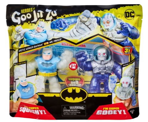 HEROES OF GOO JIT ZU ARCTIC ARMOR BATMAN V'S MR FREEZE - Toyworld Frankston