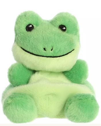 PALM PALS - RIBBITS THE FROG 5" PLUSH - Toyworld Frankston