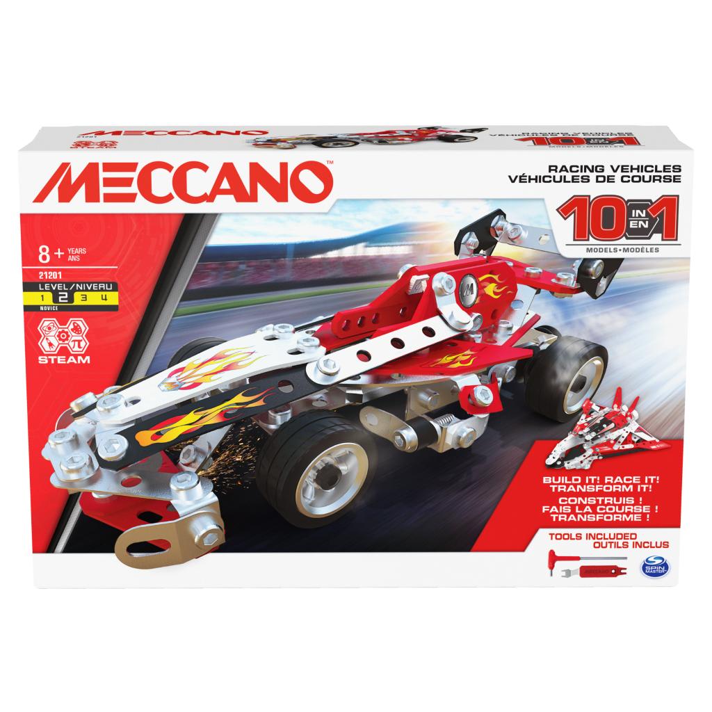 MECCANO 10 MODEL SET - RACING VEHICLES - Toyworld Frankston