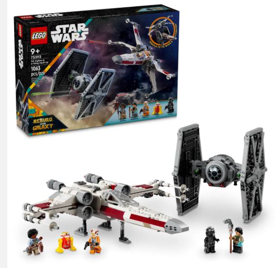 LEGO 75393 STAR WARS TIE FIGHTER AND X-WING MASH-UP
