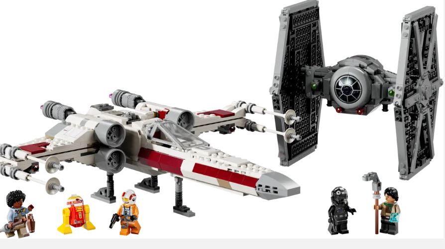 LEGO 75393 STAR WARS TIE FIGHTER AND X-WING MASH-UP - Toyworld Frankston