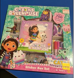 GABBY'S DOLLHOUSE  STICKER BOX SET - Toyworld Frankston