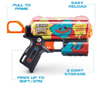 ZURU XSHOT - POPPY PLAYTIME TIMEOUT - Toyworld Frankston