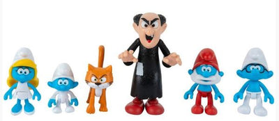 SMURF VS GARGAMEL 6 FIGURE MULTIPACK