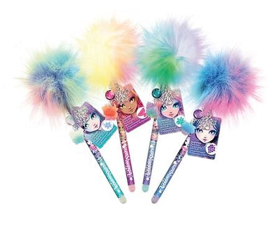 NEBULOUS STARS - SCENTED POM POM PENS - Toyworld Frankston