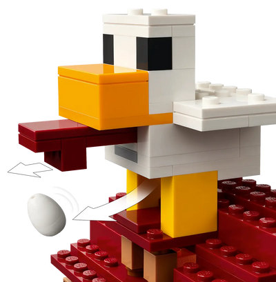 LEGO MINECRAFT 21273 THE GHAST BALLOON VILLAGE ATTACK