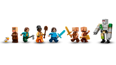LEGO MINECRAFT 21273 THE GHAST BALLOON VILLAGE ATTACK