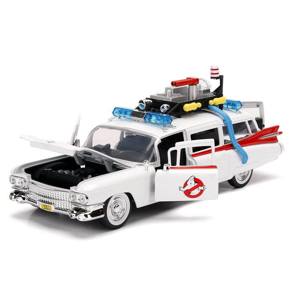 GHOSTBUSTERS (1984) – ECTO-1 HOLLYWOOD RIDES 1/24TH SCALE DIE-CAST VEHICLE REPLICA - Toyworld Frankston