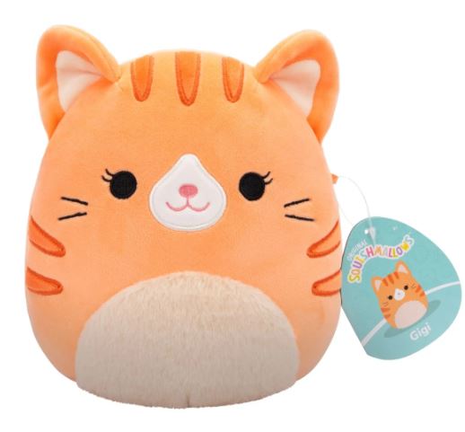 SQUISHMALLOWS - 7.5 INCH PLUSH - GIGI THE GINGER CAT - Toyworld Frankston