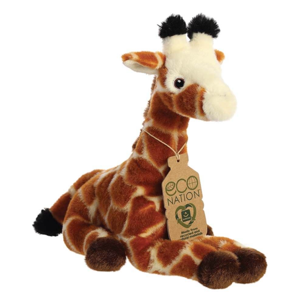 ECO NATION GIRAFFE SOFT TOY - Toyworld Frankston