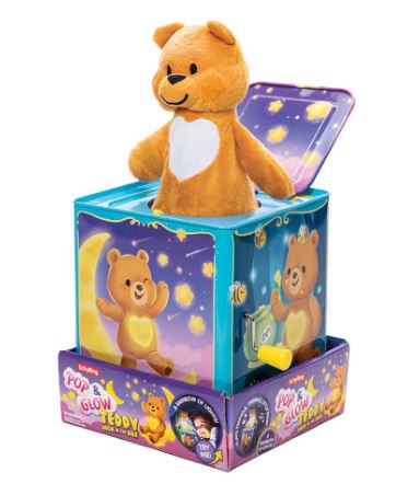 SCHYLLING  JACK IN THE BOX POP AND GLOW TEDDY - Toyworld Frankston