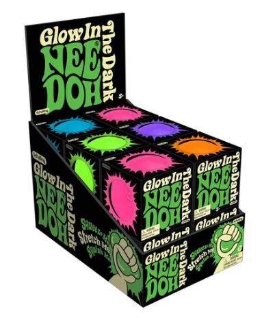 SCHYLLING - GLOW IN THE DARK SQUEEZE NEE-DOH - Toyworld Frankston