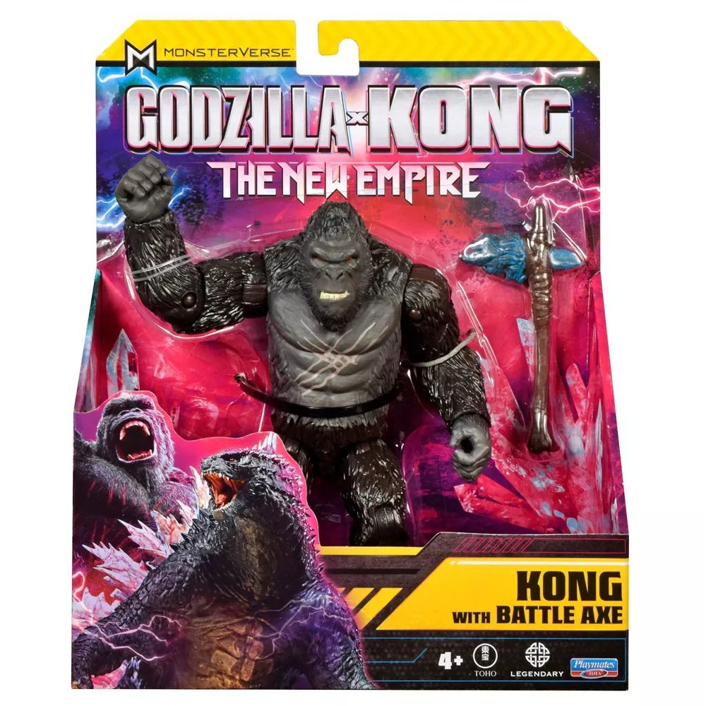 MONSTERVERSE GODZILLA X KONG THE NEW EMPIRE - KONG WITH BATTLE AXE - Toyworld Frankston