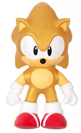 HEROES GOO JIT ZU - SONIC THE HEDGEHOG - GOLD STRETCH SONIC - Toyworld Frankston