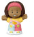 FISHER PRICE LITTLE PEOPLE SINGLE PACK -  GIRL IN PINK OVERALLS - Toyworld Frankston