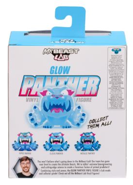 MR BEAST LAB VINYL - GLOW PANTHER - Toyworld Frankston