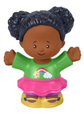 FISHER PRICE LITTLE PEOPLE SINGLE PACK -  GIRL IN PINK TUTU - Toyworld Frankston
