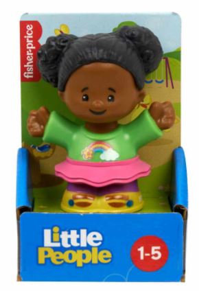 FISHER PRICE LITTLE PEOPLE SINGLE PACK -  GIRL IN PINK TUTU - Toyworld Frankston