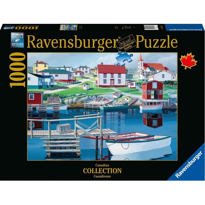 RAVENSBURGER - GREENSPOND HARBOR 1000 PICE PUZZLE - Toyworld Frankston
