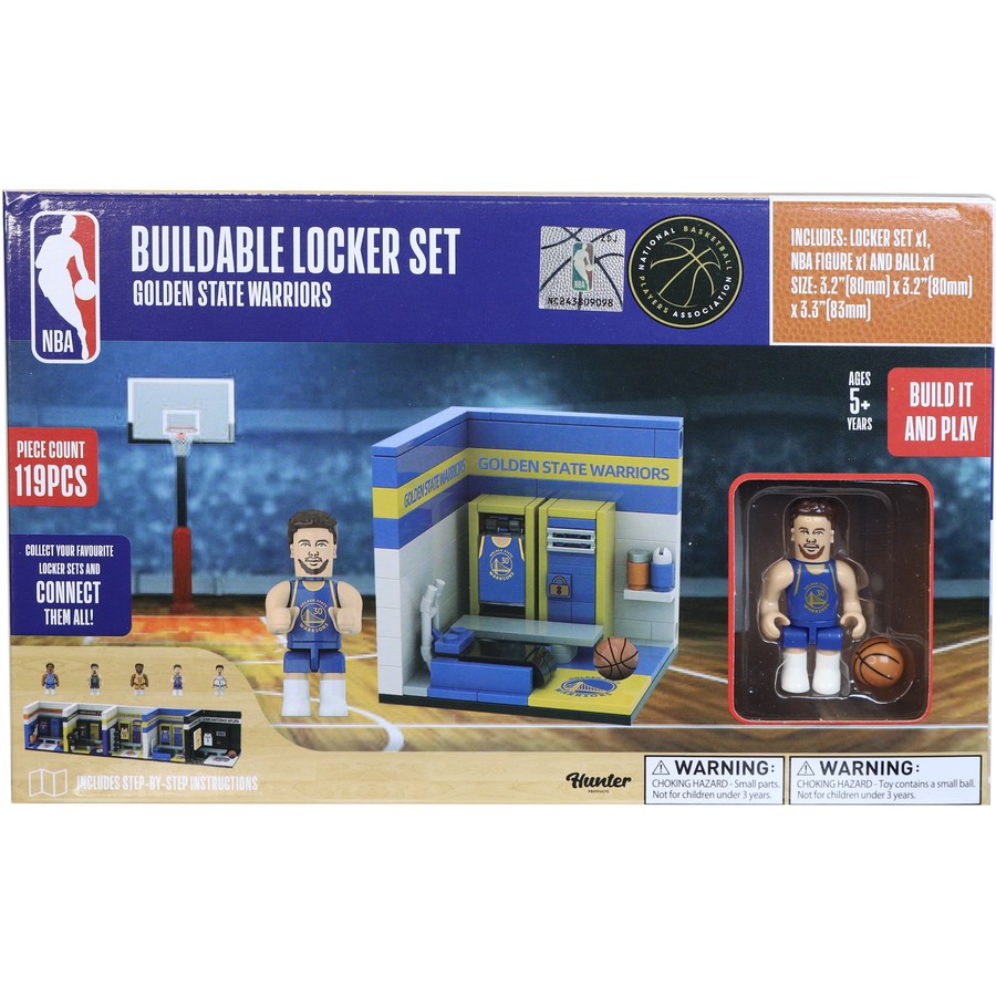 NBA BUILDABLE LOCKER SET - GOLDEN STATE WARRIORS