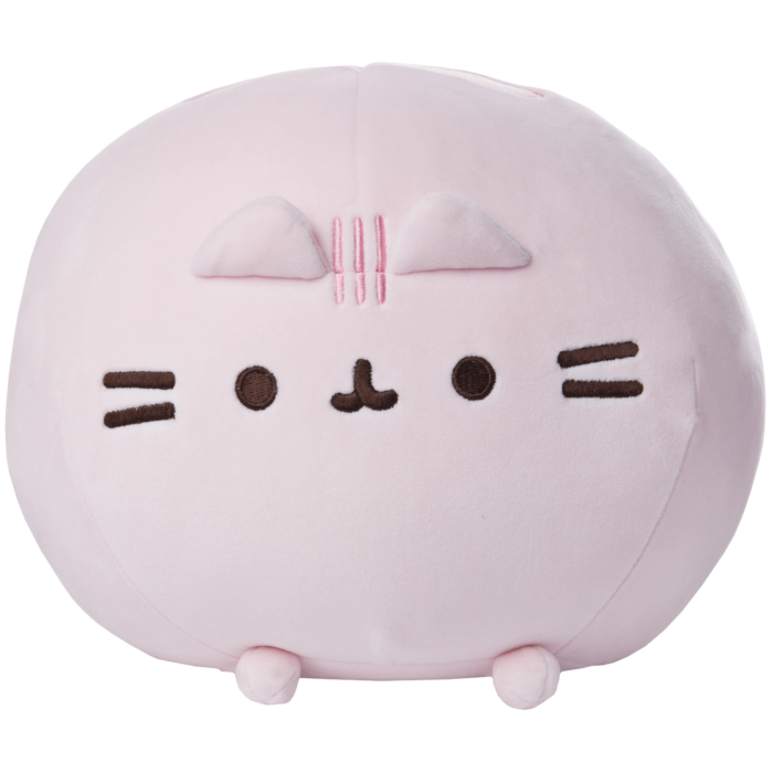 PUSHEEN - SQUISHEEN ROUND PINK 25CM - Toyworld Frankston