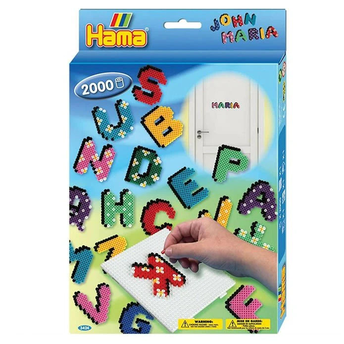 HAMA BOXED GIFT SET - 2000 PC LETTERS - Toyworld Frankston