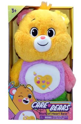 CARE BEARS UNLOCK THE MAGIC MEDIUM PLUSH - WORK OF HEART BEAR - Toyworld Frankston