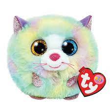 BEANIE BALLS - HEATHER - MULTICOLOUR CAT - Toyworld Frankston